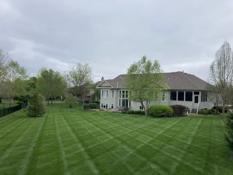 Lawn mowing stripes